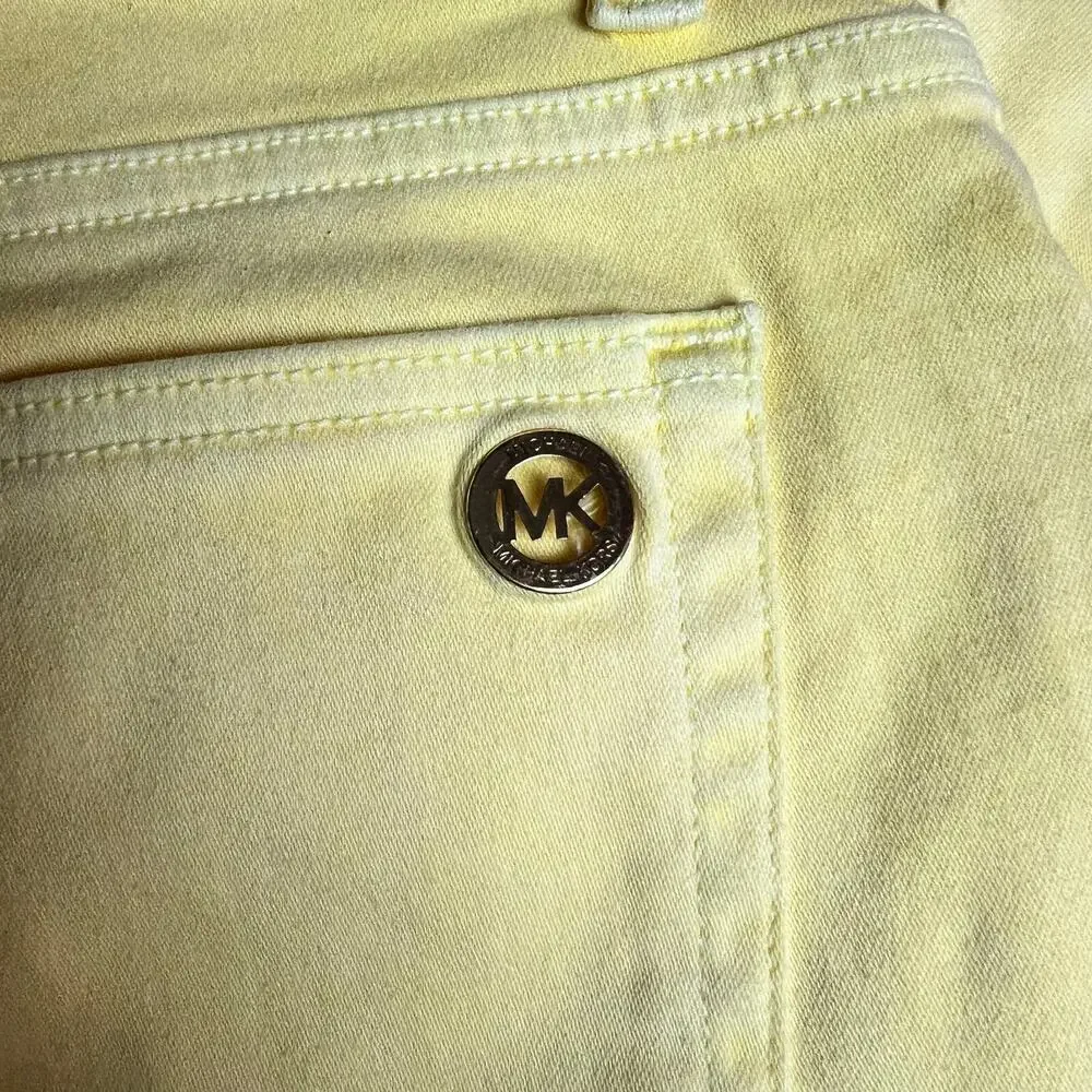 Michael Kors Basic Womens Lemon Straight Leg Pants Sz 12
